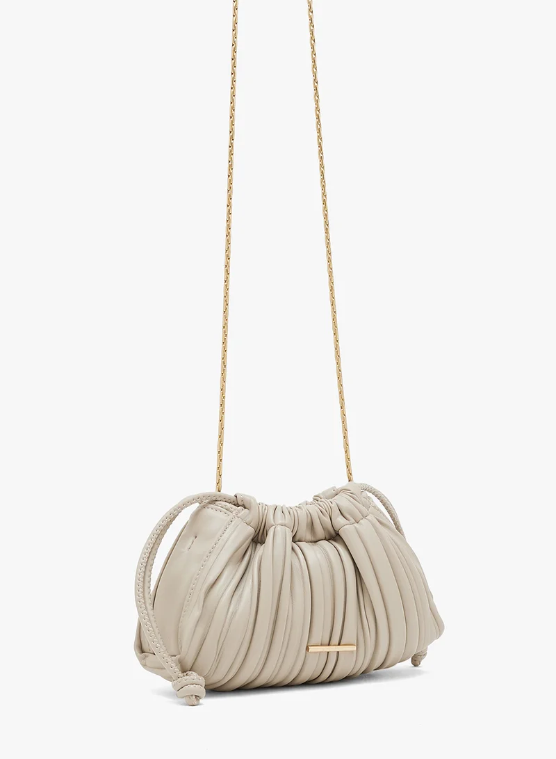 CALVIN KLEIN Casual Plisse Mini Drawstring Bag