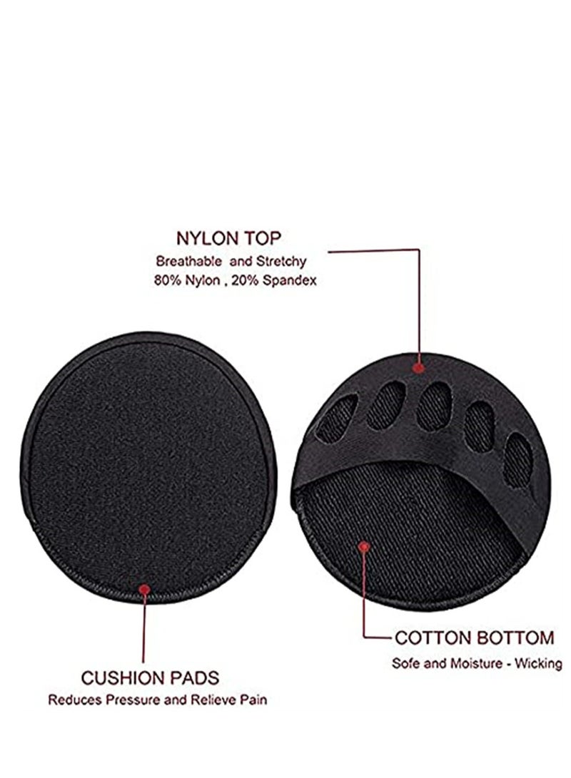 KASTWAVE Women's Toe Cover with Padding ,Toe Topper Liner No Show Half Socks ,Relief Pain for Ladies High Heels Sandals Open Heel Open Toe Half Tube Socks - Image 4