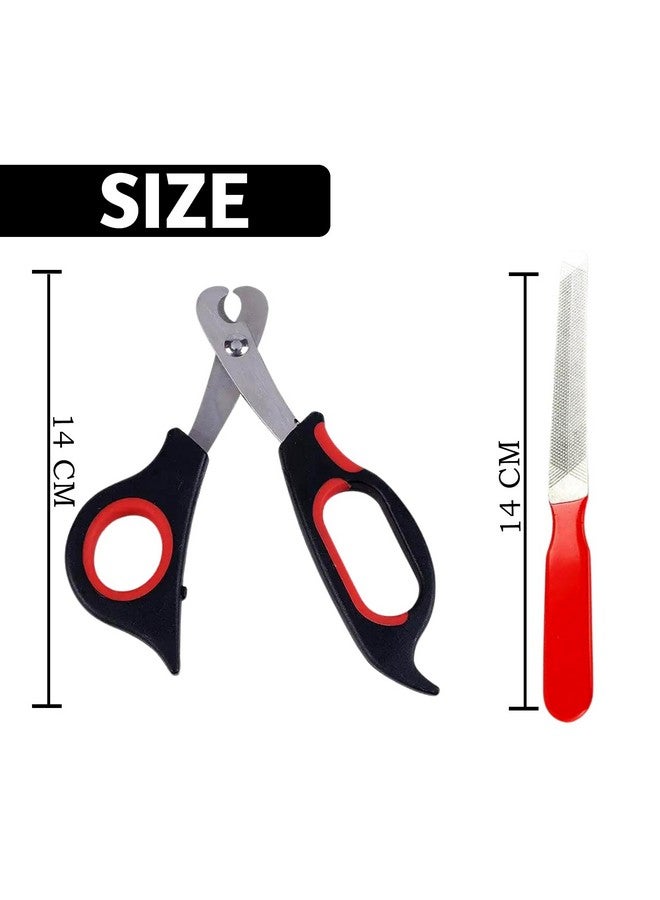 إيميلي بيتس مقص أظافر احترافي من الفولاذ المقاوم للصدأ لقص أظافر القطط والكلاب (متوسط)، أسود - Image 2