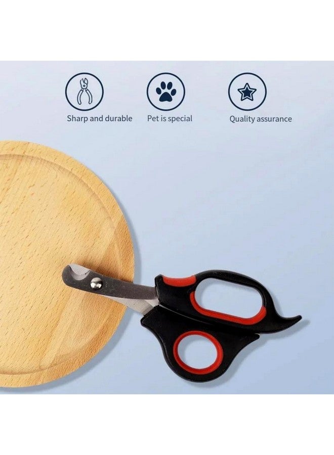 إيميلي بيتس مقص أظافر احترافي من الفولاذ المقاوم للصدأ لقص أظافر القطط والكلاب (متوسط)، أسود - Image 5