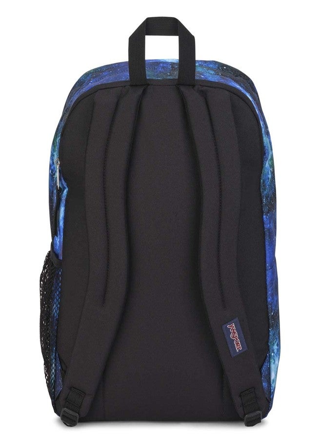 JanSport Laptop Backpack - Computer Bag with 2 Compartments, Ergonomic Shoulder Straps, 15” Laptop Sleeve, Haul Handle - Book Rucksack - Cyberspace Galaxy - Image 2