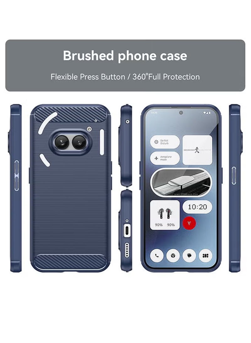 For Nothing Phone 2A Silicone Cover Blue - Premium 2.0mm TPU Silicon, Enhanced Camera Protection with Lens Shield, Shockproof & Water-Proof Cover for Nothing Phone 2A - Image 2
