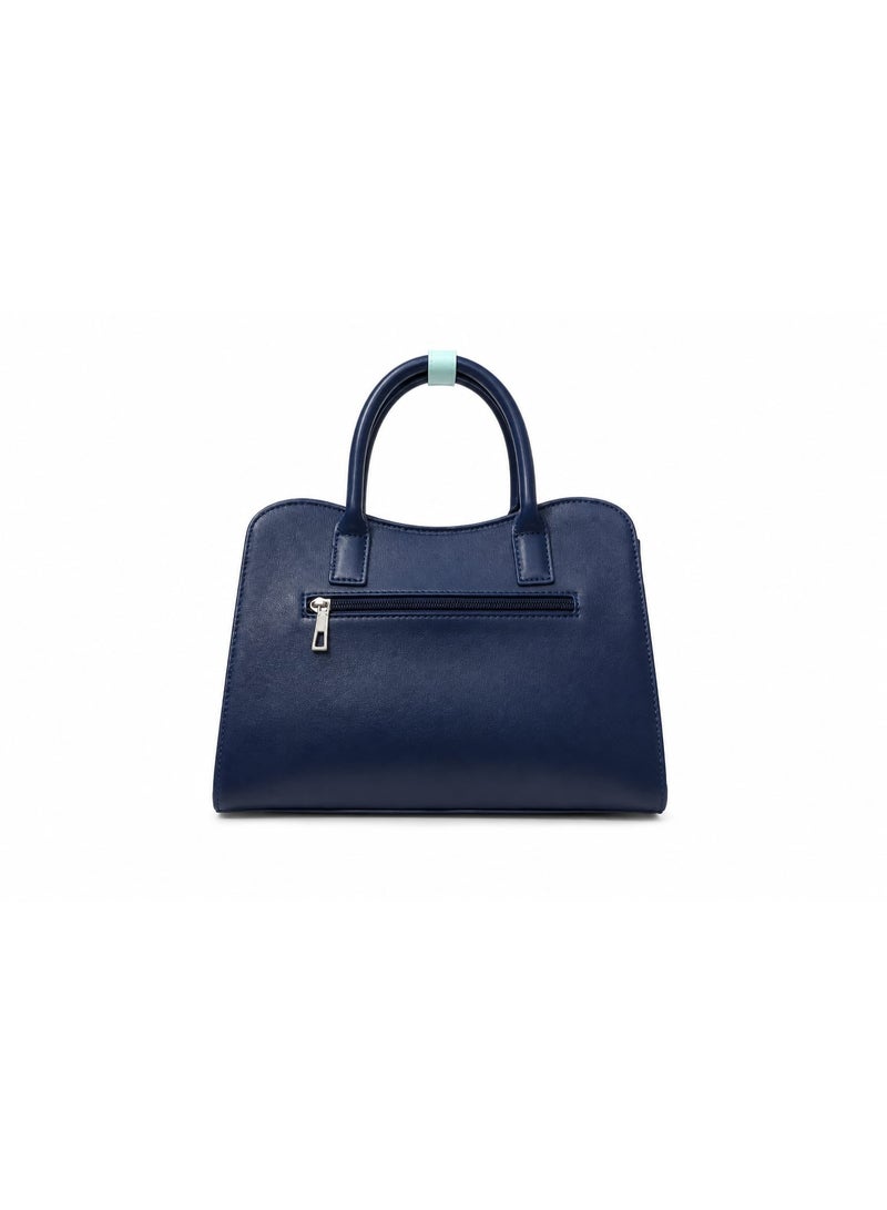 CHRISBELLA Classic PU Leather Top Handle Bag Set with Wallet & Shoulder Strap - Image 2