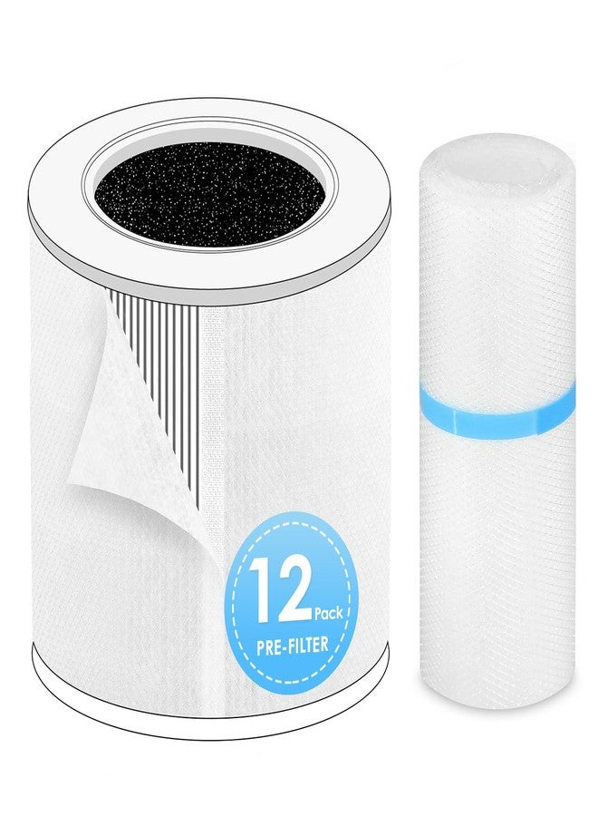 HSIAMEN [12-Pack] Pre-Filter Compatible with LEVOIT Core Mini Air Purifier Filter Replacement Mini-P, Fit Part# Core Mini-RF - Image 1