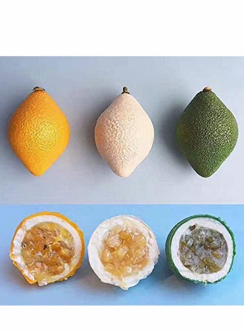Y&D Cake Molds - 15 Cavity Lemon Shape Silicone Decorating Tools Bakeware French Dessert Mousse Mold Baking Utensils 3D Mould， Creative Mould, Ice Cube  - Image 3