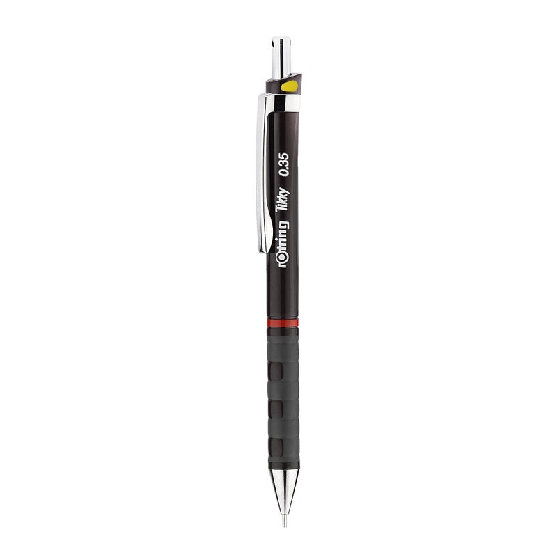 rotring Tikky Mechanical Pencil,HB 0.35mm Lead, Black Plastic Body, Triangular Barrel Pencil - Image 5