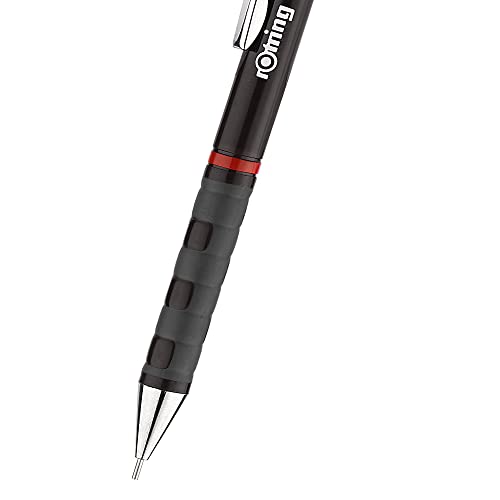 rotring Tikky Mechanical Pencil,HB 0.35mm Lead, Black Plastic Body, Triangular Barrel Pencil - Image 4