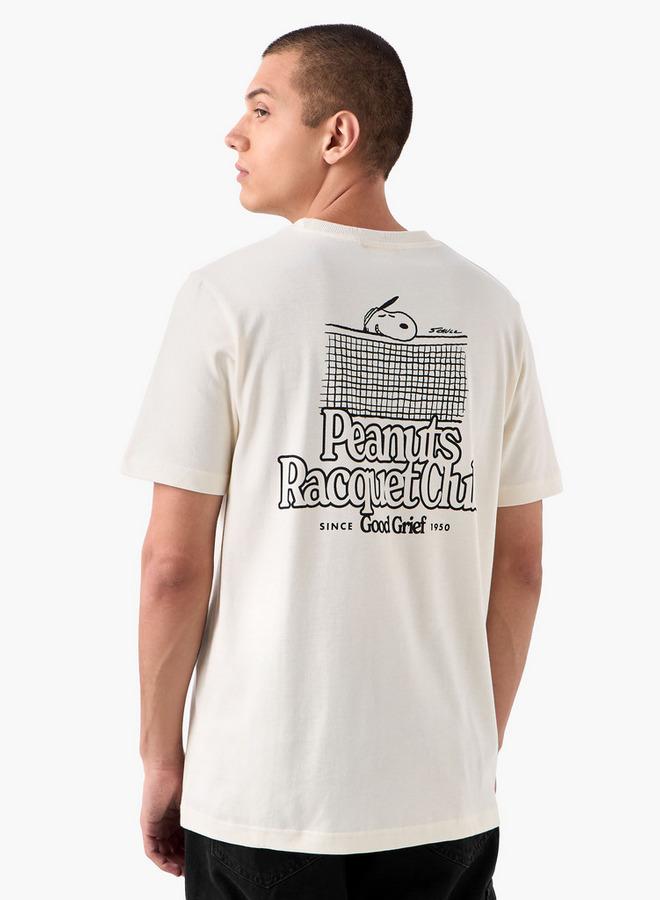 Splash FAV Peanuts Print T-shirt with Crew Neck - Image 1