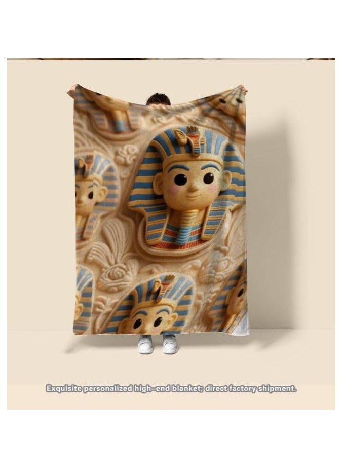 general Children's or student cartoon flannel thin blanket (warm and comfortable, suitable for sleep, games) 100cm*150cm - Image 4