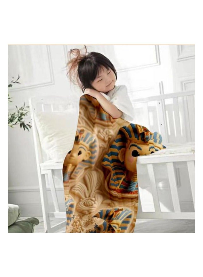 general Children's or student cartoon flannel thin blanket (warm and comfortable, suitable for sleep, games) 100cm*150cm - Image 3