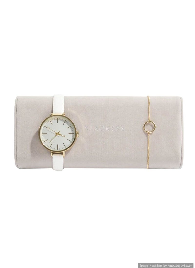 Stackers Stackers Grey Velvet Watch & Bracelet Pad  - Image 1