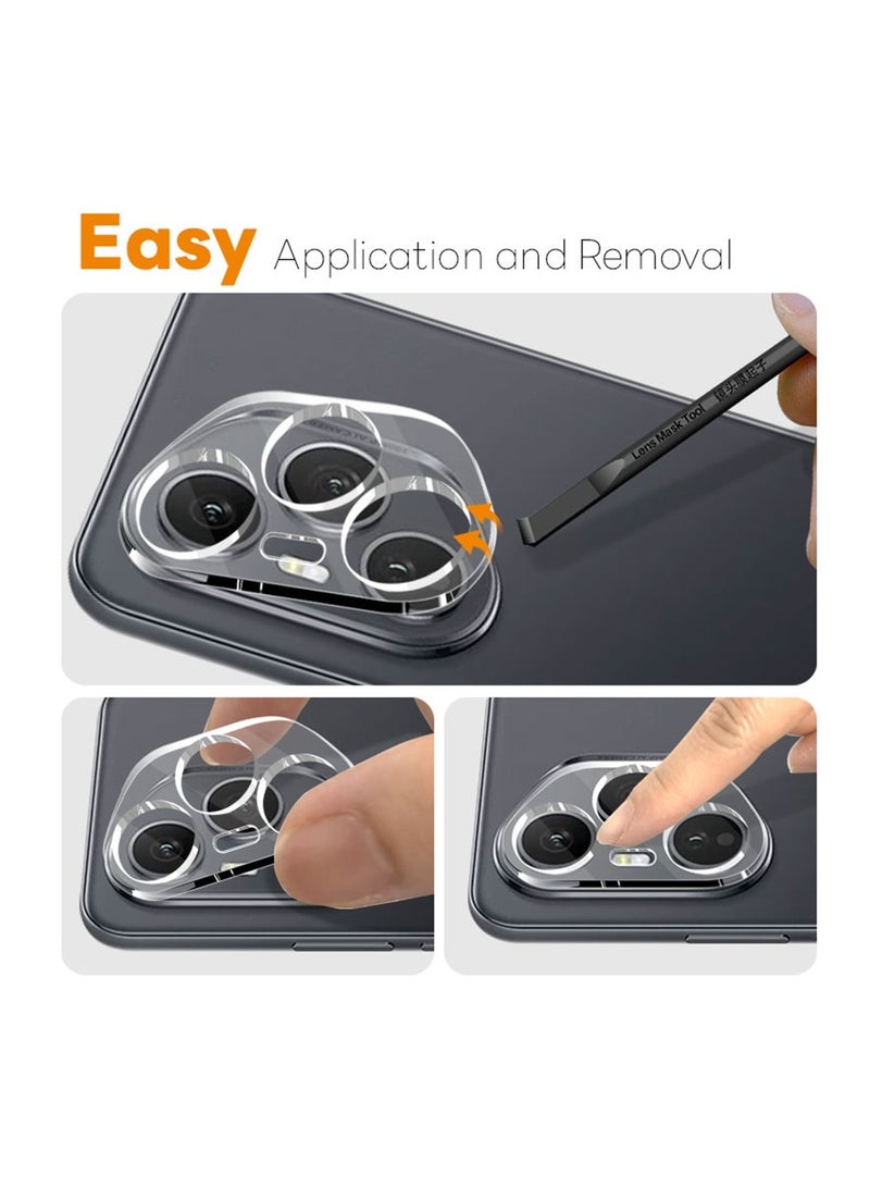 Wtech Honor 400 Pro 5G 2025 Premium Camera Lens Film Protector Shield (MLHICR) - Clear  - Image 3