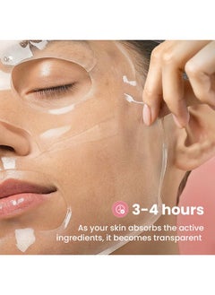AllSett Health AllSett Health Bio Collagen Face Mask Skin Care Deep Collagen Overnight Mask 36g Mask (4 Pack) | Korean Technology Skincare Pure Collagen with Pore Minimizing Deep Hydrating Firming Hydrogel  - Image 4