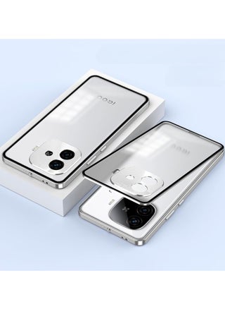 Case Compatible Vivo iQOO Z9 Turbo (5G), Single Side Snap Case with Metal Frame and Translucent Frosted Back, Metal Drop Protection Case - pzsku/ZEE443B7055EA0D63FC6FZ/45/1741830274/f83bdbc8-955c-4ee0-8c72-d6f7e593fc1f