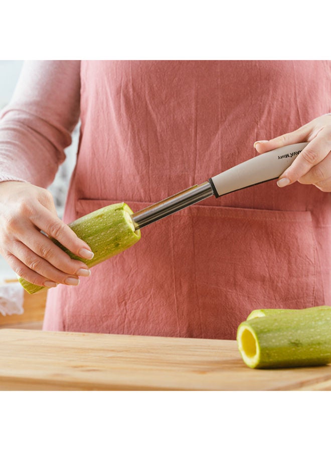 NAVA Stainless Steel Zucchini Corer "Misty" -Beige - Image 3