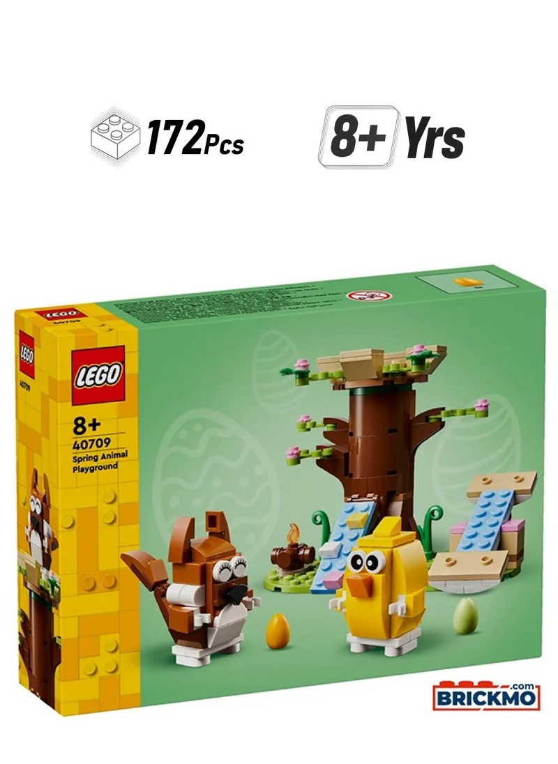 ليغو Spring Animal Playground Building Toy Set with Bird and Squirrel Figures, Tree-House Playset for Kids, Gift Idea for 8 Plus Year Old Boys and Girls Who Love Imaginative Play 40709 (172 pieces)
