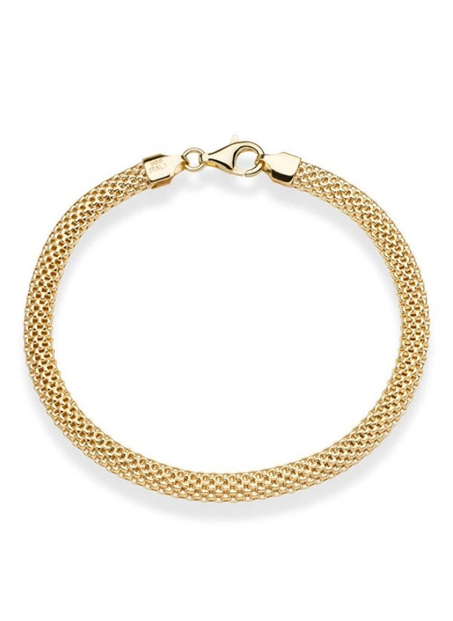 ILovhaprty 5mm Mesh Link Chain Bracelet for Women,French retro watch strap jewelry gift  - Image 3