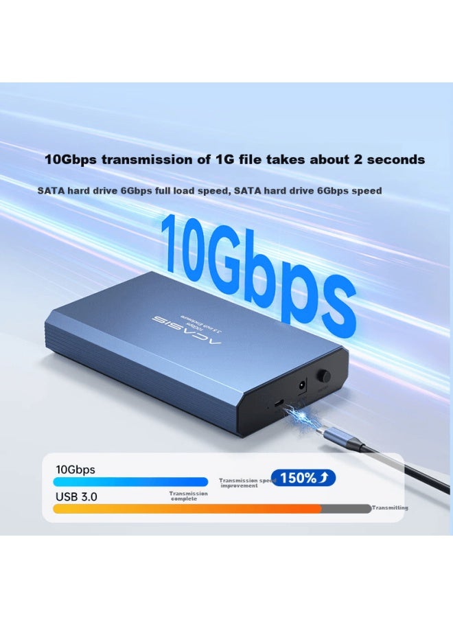 Acasis حافظة قرص صلب خارجي Acasis Usb 3.1 بحجم 2.5/3.5 بوصة ساتا Ssd Hdd بسرعة 6 جيجابت في الثانية للكمبيوتر المحمول واللابتوب - Image 1