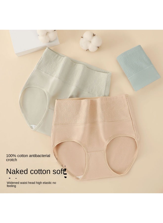 Top melon Pack Cotton Gusset】high-waisted Comfortable High-elasticity Shaping Women's Panties Underwear - Image 3