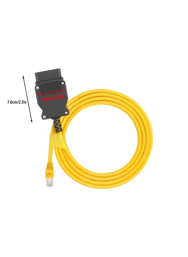 بدون كابل واجهة OBD2 CD لتشخيص المركبات أصفر أسود 36 فولت أو أقل - Image 2