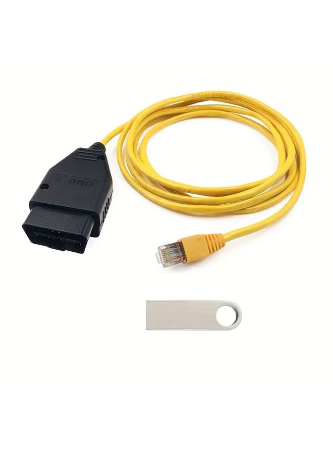 بدون كابل واجهة OBD2 CD لتشخيص المركبات أصفر أسود 36 فولت أو أقل - Image 4
