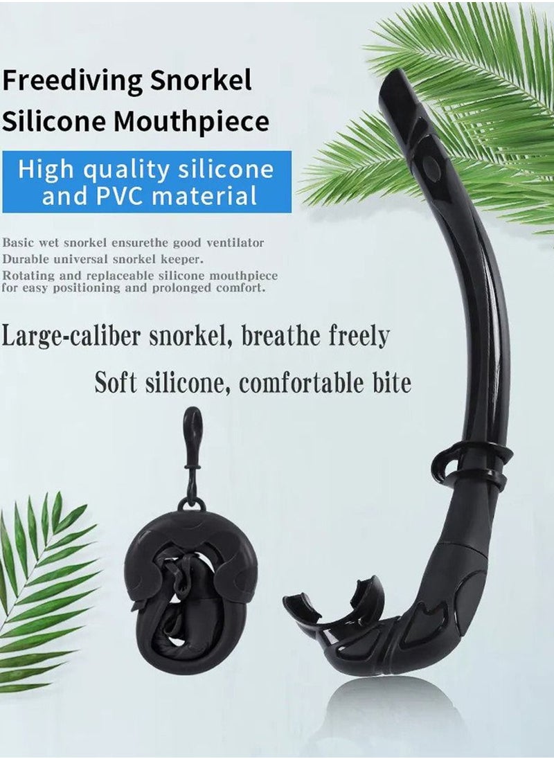 QUTOOB Professional Snorkel Gear, Diving Mask with Nose Cover And Latest Breathing System for Diving, Snorkeling, Scuba Diving, Swimming, UV Protection and Anti Fog Technology, Ultra Wide HD Crystal View  - Image 3