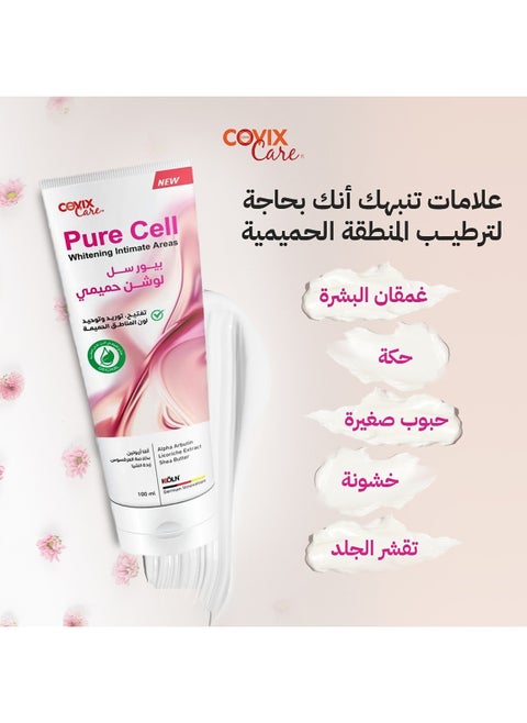 Pure Cell Intimate Areas Whitening Lotion Alpha Arbutin Licorice And Shea Butter Extract 100ml
