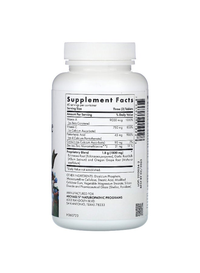 Michael's Naturopathic Michael's Naturopathic, Quick Immune Response, 120 Vegetarian Tablets - Image 2