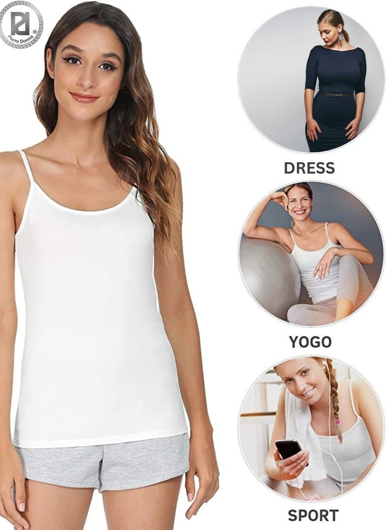 Pierre Donna Ladies Camisole Vest - All Cotton, Thin and Comfortable Korean Best choice - Image 4