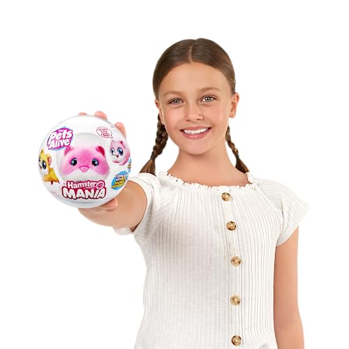 Pets Alive حيوانات أليفة حماسية (وردي) من زورو، هامستر، حيوان أليف إلكتروني، 20+ صوت تفاعلي، لعبة كرة هامستر للفتيات والأطفال - Image 5