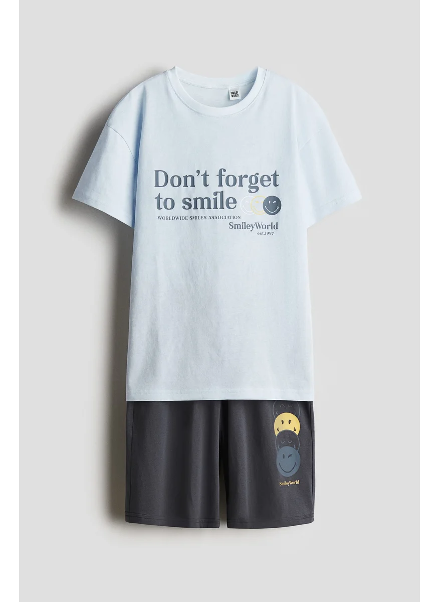 H&M Printed Cotton Pyjamas