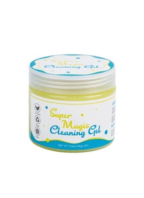 Super Magic Cleaning Gel Soft Sticky Dust Cleaner-Wipe Dust, Hair, Crumbs from Electronics,Keyboard, Keypad, Pad, Phone, Remote Control, Car A/C Vent. Reusable, Eco- Friendly and Lovely Fragrant