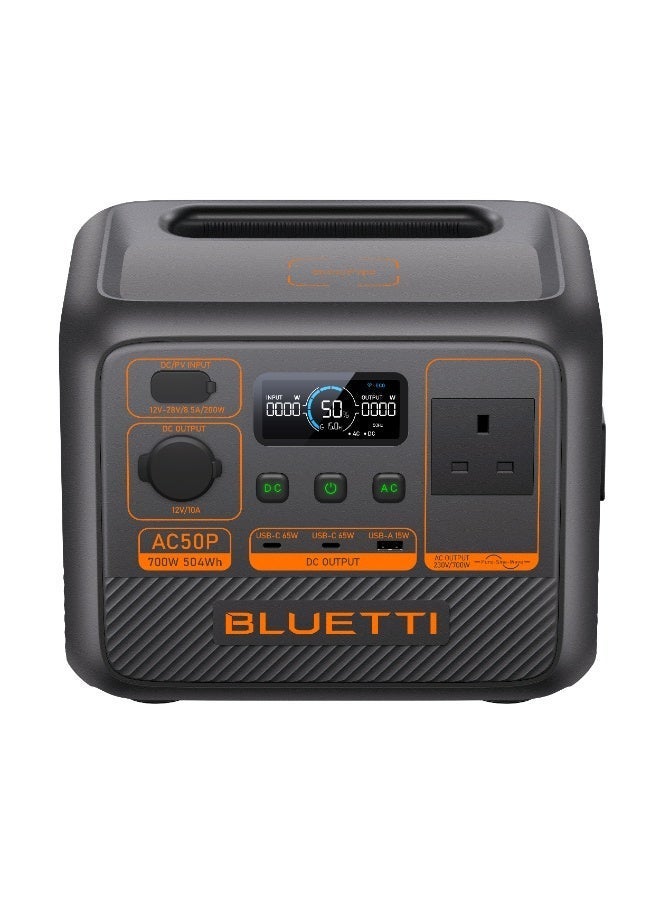 BLUETTI AC50P Portable Power Station | 700W 504Wh - Image 4