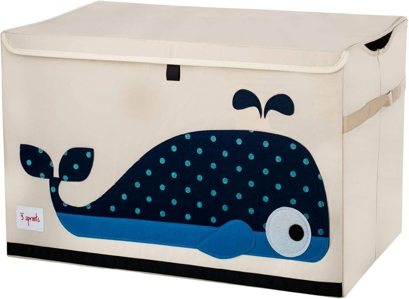 3 Sprouts Toy Chest, Whale, Piece of 1, 1 Count (Pack of 1) - Image 1