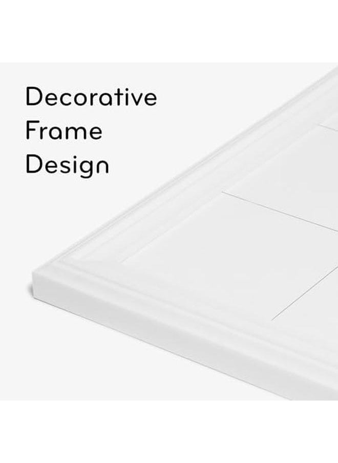 U Brands - Magnetic Dry Erase Calendar Board 20 X 30 Inches White Wood Frame 2075U00 01 - Image 1