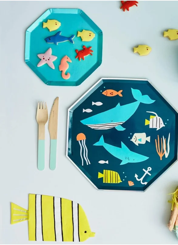Meri Meri Under The Sea Fish Napkins