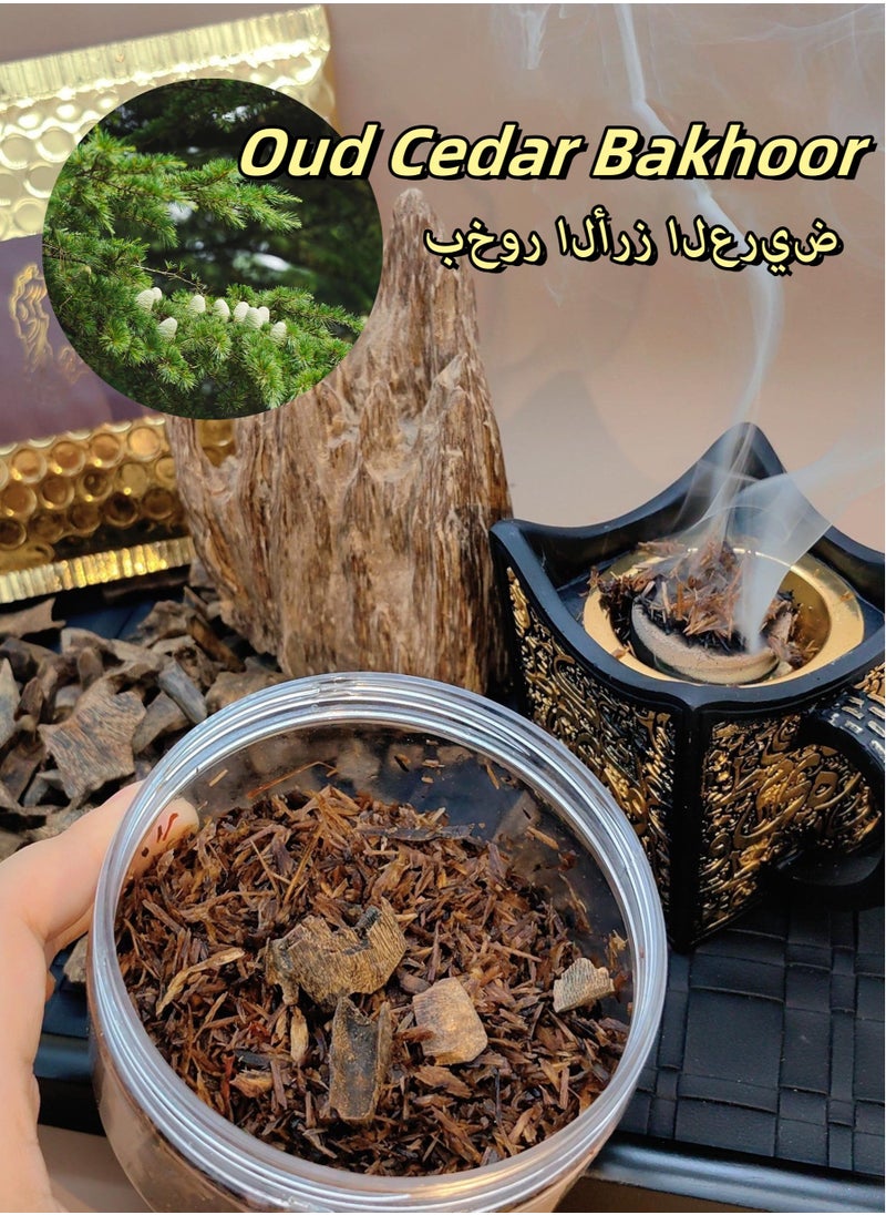 OUDALSOUD - OUD Himalaya Cedar Oriental Bakhoor 80g - Image 1