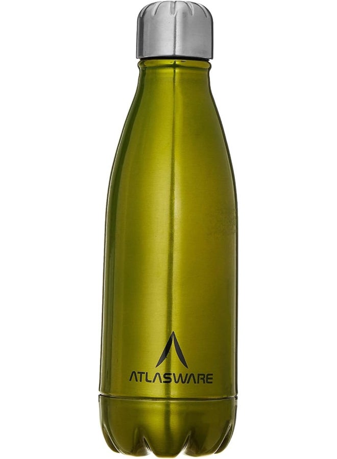 Atlasware Stainless Steel Vacuum Flask, Double-Wall Insulated and Leak-Resistant, Lime Green, 750 ml - Image 3