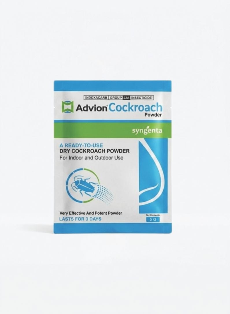Advion Cockroach Powder 5g – Ready-to-Use Dry Cockroach Killer for Indoor & Outdoor Use