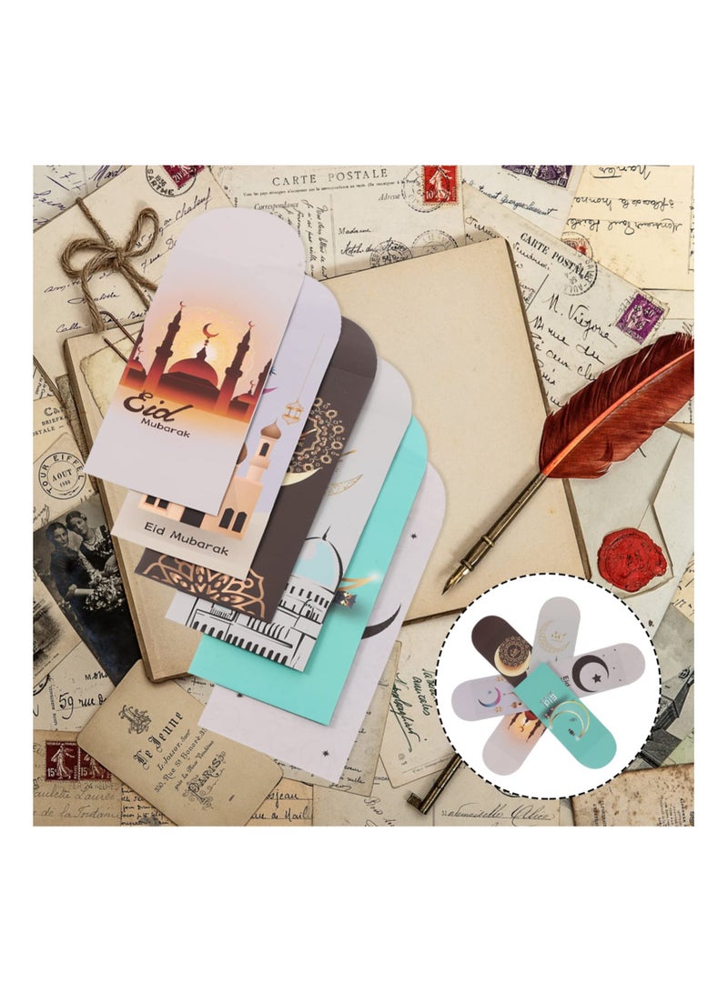 Eid Mubarak Money Envelopes 36Pcs Ramadan Gift Card Holders Cash Pockets Hong Bao Holiday Celebrations Decorations Supplies for Cards Greeting Mailing - Image 3