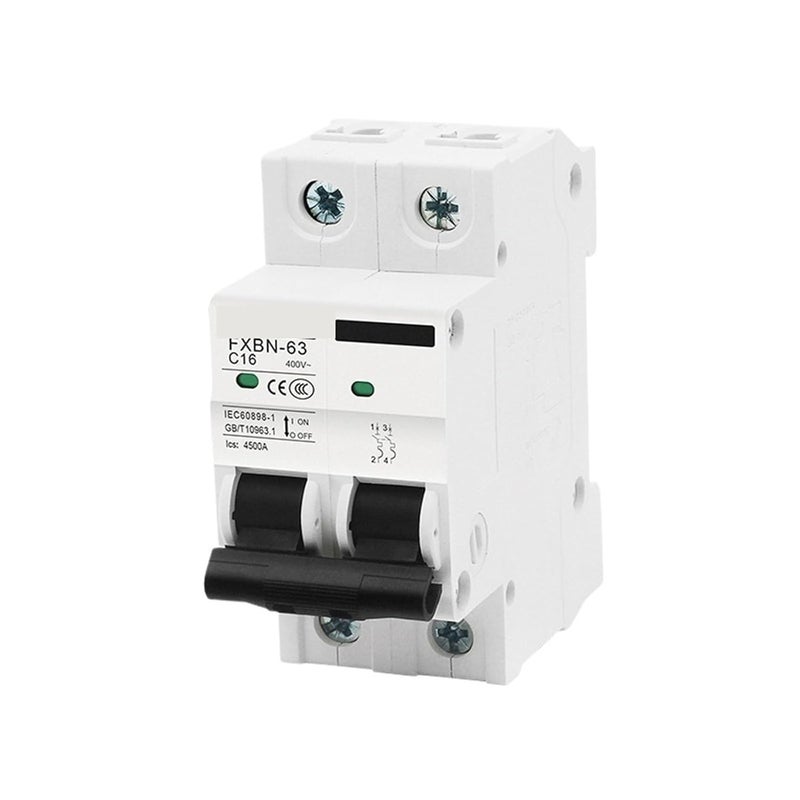 2P 10A AC MCB قاطع دائرة مصغر 230V 400V 4 5KA مفتاح هوائي حماية من الدائرة القصيرة - Image 5