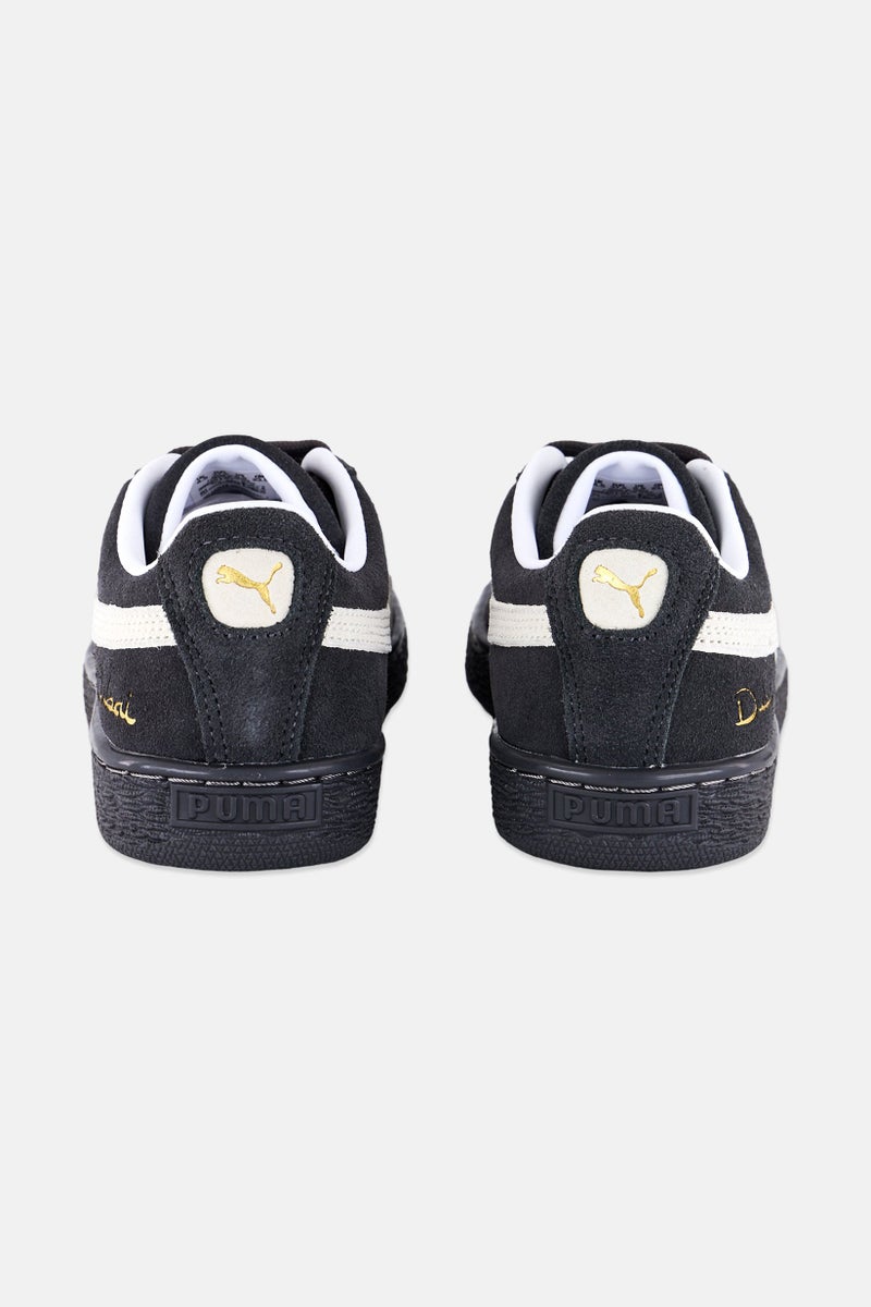 PUMA أحذية أطفال أولاد كلاسيكية من جلد السويد XXi مزودة بأربطة للخارج، رمادي غامق - Image 3