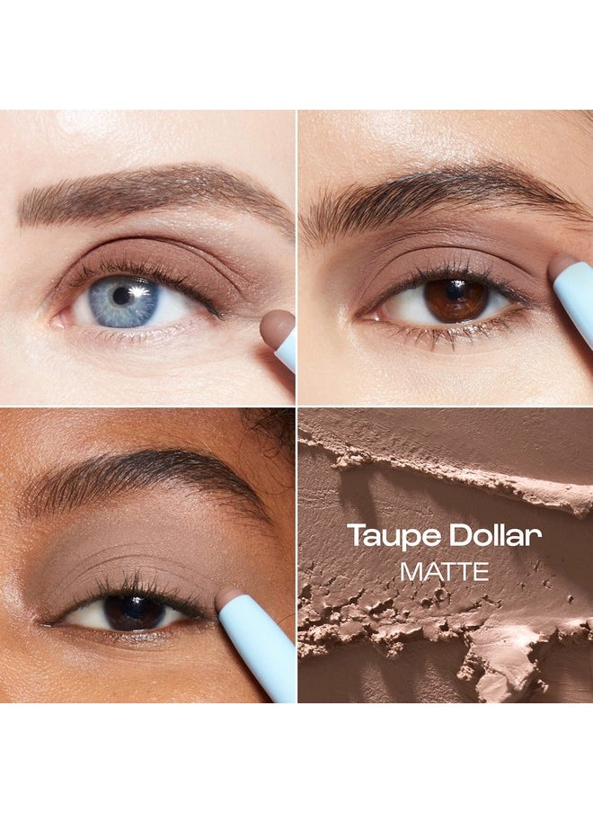 ALLEYOOP ALLEYOOP 11th Hour Cream Eye Shadow Sticks - Taupe Dollar (Matte) - Award-winning Eyeshadow Stick - Smudge-Proof and Crease Proof for Over 11 Hours - Easy-To-Apply and Compact for Travel, 0.05 Oz  - Image 2