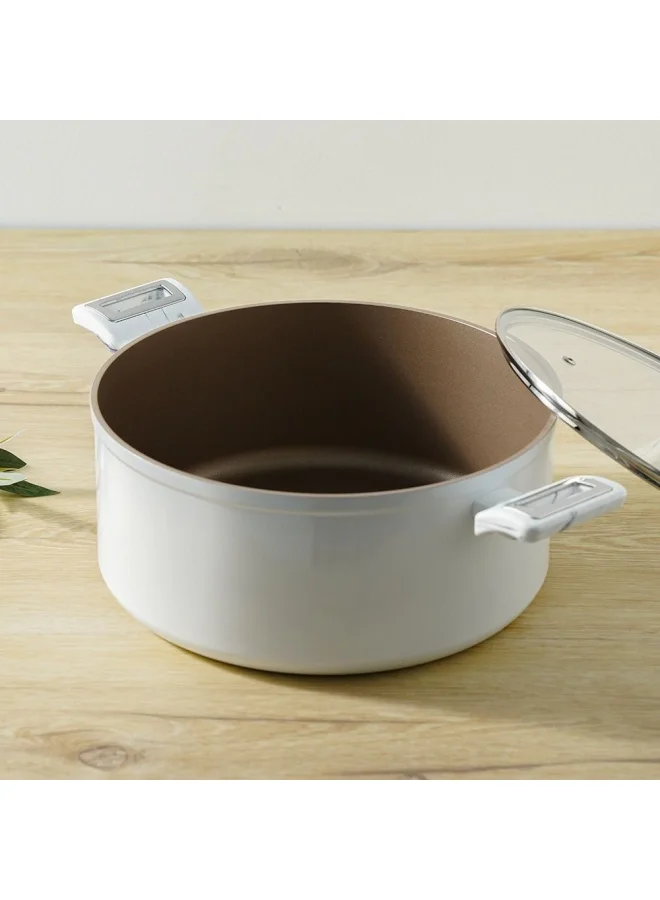 DANUBE HOME Brilliant Casserole with Lid - 24x11.5 cm