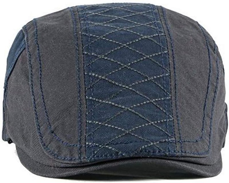 Qunson 2 Pack Men's Cotton Flat Cap Ivy Gatsby Newsboy Hat - Image 5