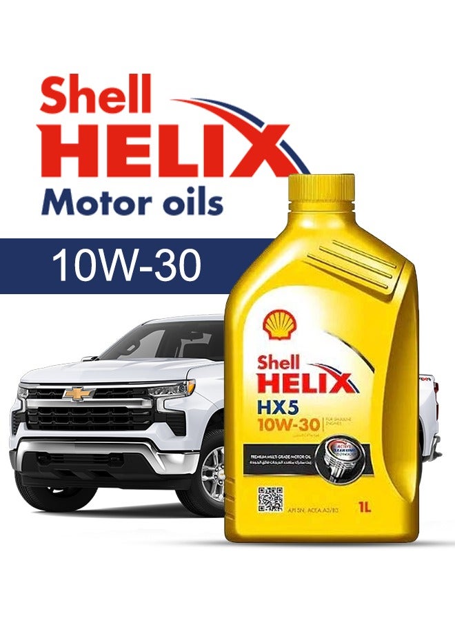Engine Oil – For Chevrolet Silverado V4 2025 - 2018, 6 Liter, 10w30 Shell - With Engine Oil Filter, Mobile Car Oil Change Service