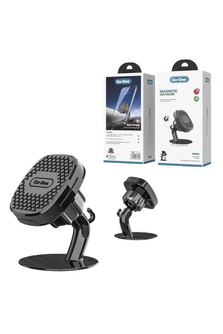 Go-Des Intelligent dashboard in-car Magnetic holder Magnetic Car Phone Holder Stand Multifunctional Universal Magnet Wall Mobile Phone Holder - Image 1
