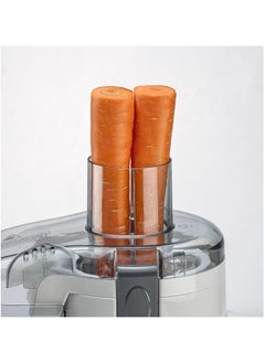 BLACK&DECKER Black+Decker 250W Juicer Extractor with Large Feeding Chute, White/Grey - JE250-B5  - Image 4