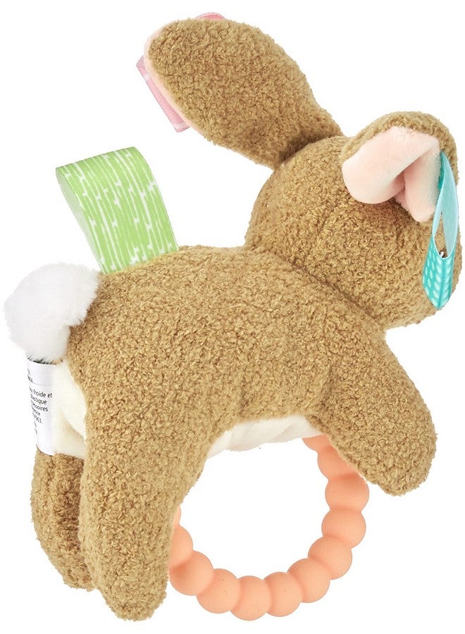 Taggies Teether Baby Rattle 6" Harmony Bunny - Image 3