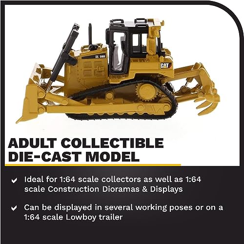 Diecast Masters 1/64 Caterpillar D6R Track-Type Tractor Dozer 85691 - Image 3